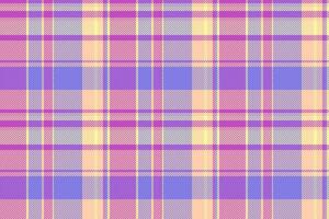 Fabric pattern plaid of background texture tartan with a seamless check vector textile.