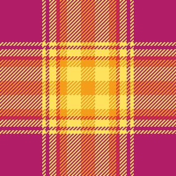 Seamless pattern check of background texture textile with a vector tartan fabric plaid.