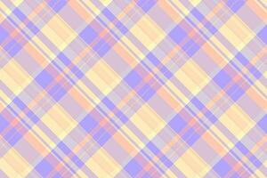 Texture textile seamless of vector pattern fabric with a background check tartan plaid.