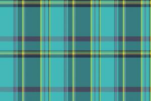 Vector check textile of fabric seamless texture with a plaid pattern background tartan.