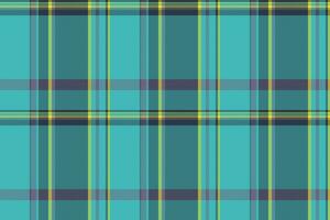 Vector check textile of fabric seamless texture with a plaid pattern background tartan.