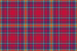 Textile texture tartan of vector seamless fabric with a background check plaid pattern.