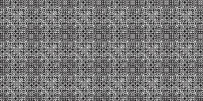 monocromo geométrico cuadrícula píxel Arte antecedentes moderno negro y blanco resumen mosaico textura vector