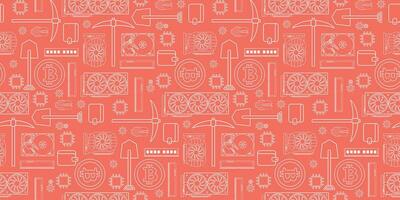 Gadgets and devices pattern collection vector