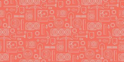 Gadgets and devices pattern collection vector