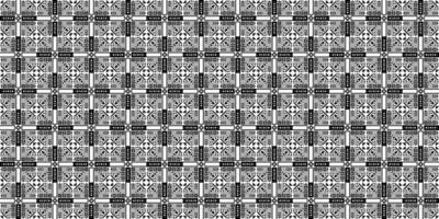 monocromo geométrico cuadrícula píxel Arte antecedentes moderno negro y blanco resumen mosaico textura vector