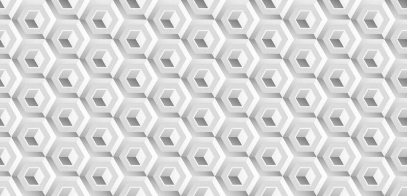 Abstract hexagonal geometric pattern background