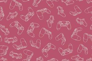 Gamepad Video game controller background vector