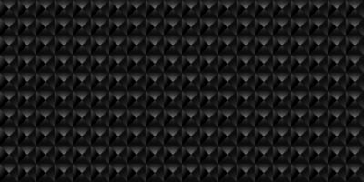 Dark black Geometric grid Carbon fiber background Modern dark abstract texture Seamless pattern vector