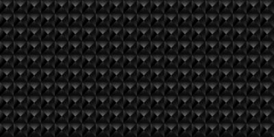 Dark black Geometric grid Carbon fiber background Modern dark abstract texture Seamless pattern vector