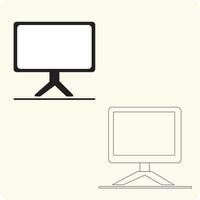 Computer Monitor vector illustration eps