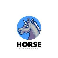 Horse mascot cartoon design vector