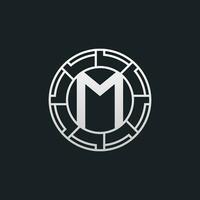 M Letter Logo Concept. Creative Minimal Monogram M Logo Template. Universal Premium Logotype vector