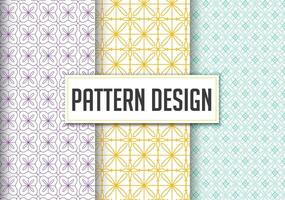 seamless bundle pattern design free vector. vector