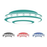 UFO vector logo template illustration design