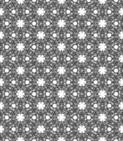 Black seamless abstract pattern. Overlay for background and backdrop. Ornamental design. PNG graphic illustration with transparent background.
