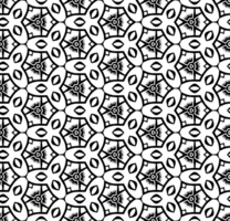 Black seamless abstract pattern. Overlay for background and backdrop. Ornamental design. PNG graphic illustration with transparent background.