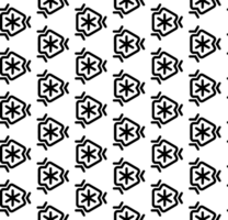 Black seamless abstract pattern. Overlay for background and backdrop. Ornamental design. PNG graphic illustration with transparent background.
