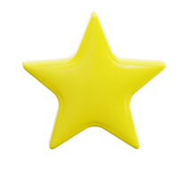 3d Rendern Weihnachten Star Symbol Objekt png