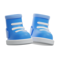 3d le rendu des chaussures icône illustration png