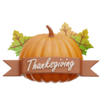 Thanksgiving 3D Icon Illustrations png