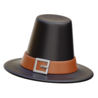 ringraziamento cappello 3d icona illustrazioni png