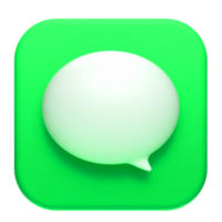 Chat bubble symbol. Communication symbol illustration with copy space. Speech ballon for message. png