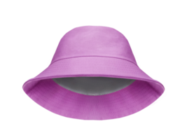 Rosa balde chapéu isolado png transparente
