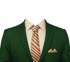vert costume blazer pour garçons. art Vêtements conception entreprise par ai génératif png