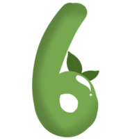 Decorations from fantasy numbers 123 png