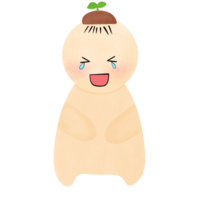 dibujos animados linda pequeño bebé chico png