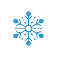 snöflinga symbol design för dekoration png