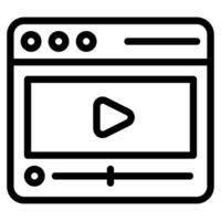 Content creator website object illustration vector