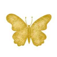 goud schitteren vlinder png