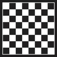 Empty Chess Board Background vector