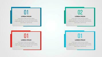 Steps infographics template design vector