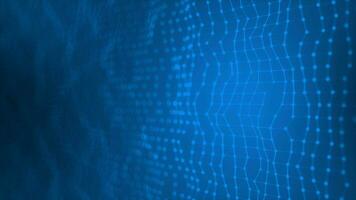 Abstract technology big data background concept. Abstract slow motion Lines and dots connection futuristic background video