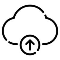 Cloud Upload icon illustration for uiux, infographic, web, app, etc vector