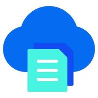 Cloud Submission icon illustration for uiux, infographic, web, app, etc vector