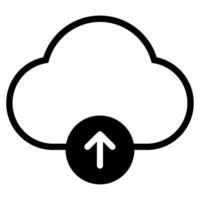 Cloud Upload icon illustration for uiux, infographic, web, app, etc vector