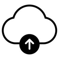 Cloud Upload icon illustration for uiux, infographic, web, app, etc vector