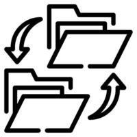 File Transfer icon illustration for uiux, infographic, web, app, etc vector