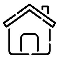 hogar icono ilustración para web, aplicación, infografía vector