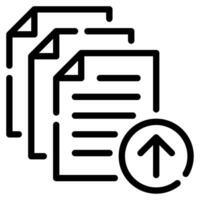 archivo exportar icono ilustración vector