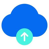 Cloud Upload icon illustration for uiux, infographic, web, app, etc vector