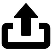 Upload Icon icon illustration for uiux, infographic, web, app, etc vector