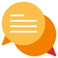 Chat icon Illustration for web, app, infographic vector