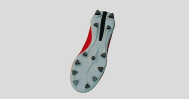 3d sport chaussure tournant sur alpha Contexte. sans couture boucle. video