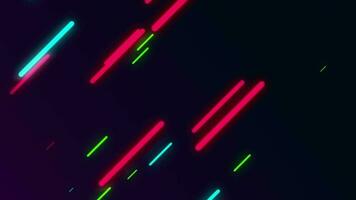 Contexte de chute laser lignes video