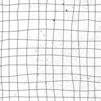 Black Grid Grunge Seamless Pattern vector